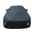 Cubierta de auto negra impermeable