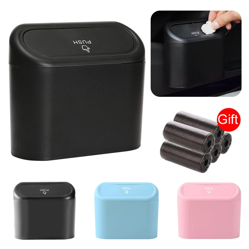 Mini basurero portátil para auto con diseño compacto