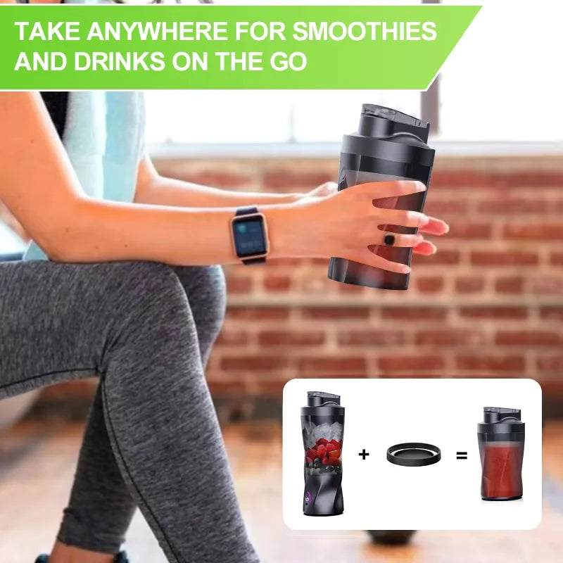 Licuadora portátil 700ml USB recargable