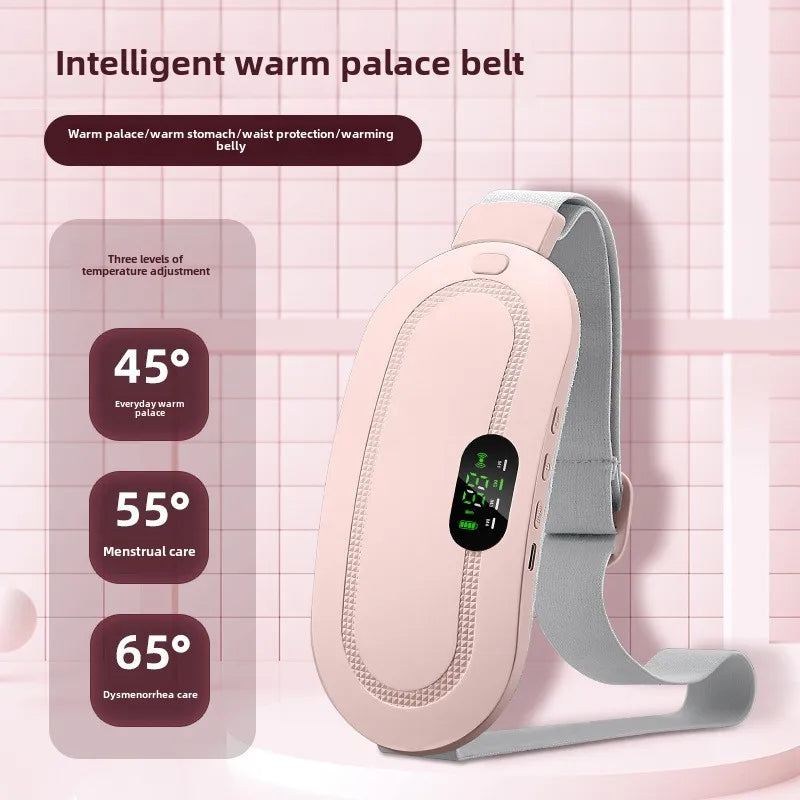 Cinturón eléctrico de calor y masaje menstrual