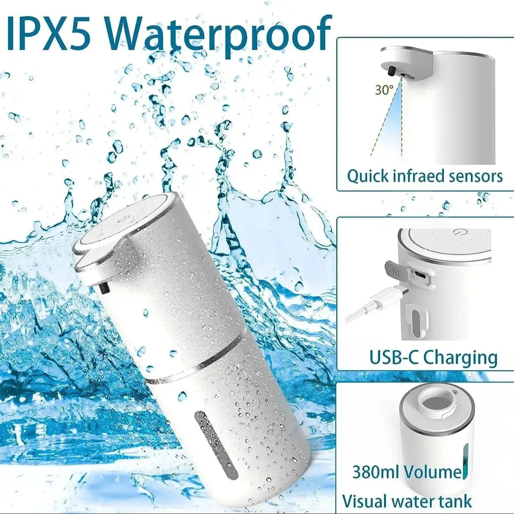 Dispensador automático de jabón 380ml USB