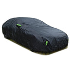 Cubierta de auto negra impermeable